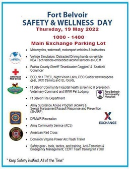 Fort Belvoir Safety and Wellness Day