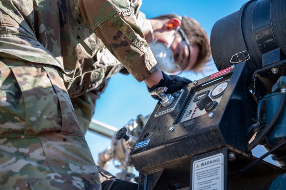 48th Civil Engineer Squadron conduct Rapid Runway Repair exercise