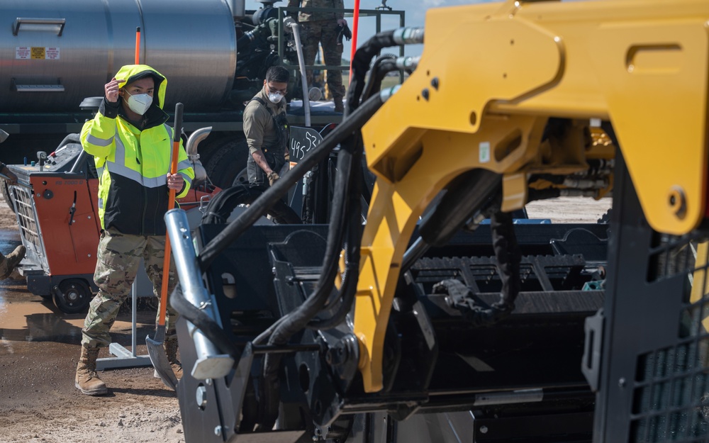 48th Civil Engineer Squadron conduct Rapid Runway Repair exercise