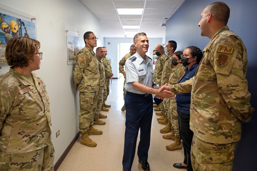 Lt. Gen. Sasseville visits the PRANG