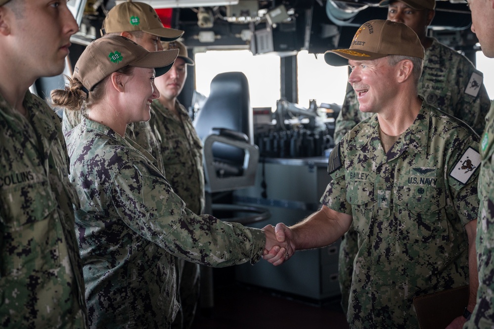 NAVCENT Deputy Commander visits USS Fitzgerald