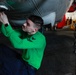 Abraham Lincoln Sailor conducts maintenance
