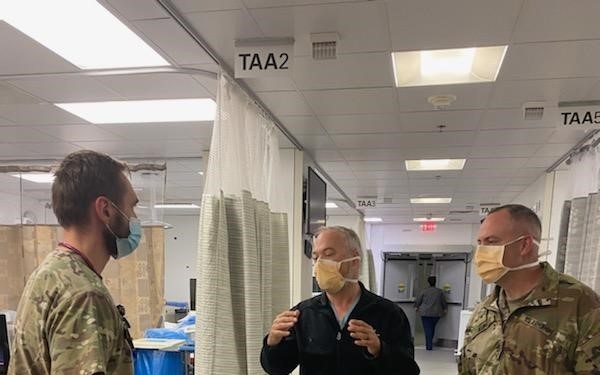 General Visits Hometown