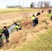 Dozens of Fort McCoy members help with Earth Day cleanup of cantonment area