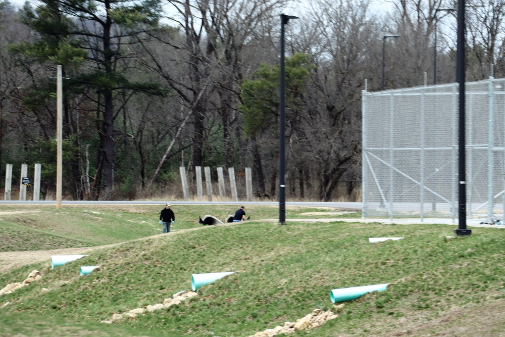 Dozens of Fort McCoy members help with Earth Day cleanup of cantonment area