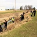 Dozens of Fort McCoy members help with Earth Day cleanup of cantonment area