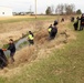 Dozens of Fort McCoy members help with Earth Day cleanup of cantonment area