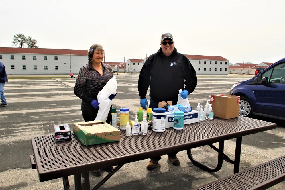 Fort McCoy DPW personnel bring 'reuse' items for Earth Day cleanup effort