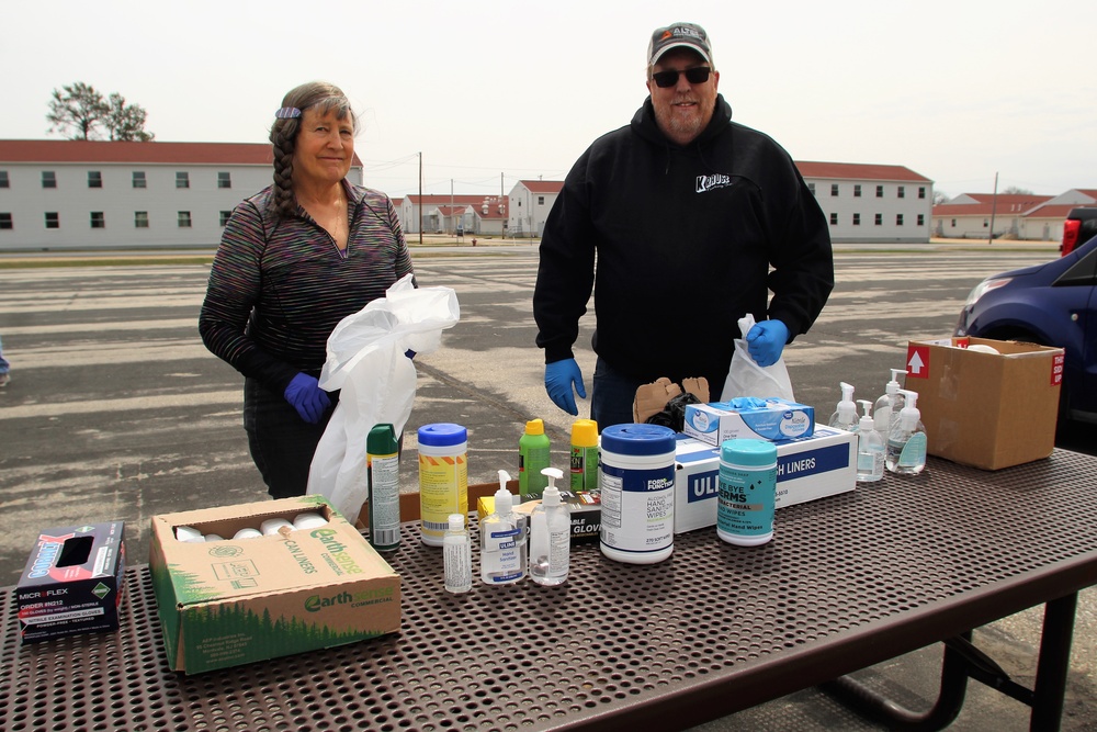 Fort McCoy DPW personnel bring 'reuse' items for Earth Day cleanup effort
