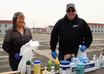 Fort McCoy DPW personnel bring 'reuse' items for Earth Day cleanup effort