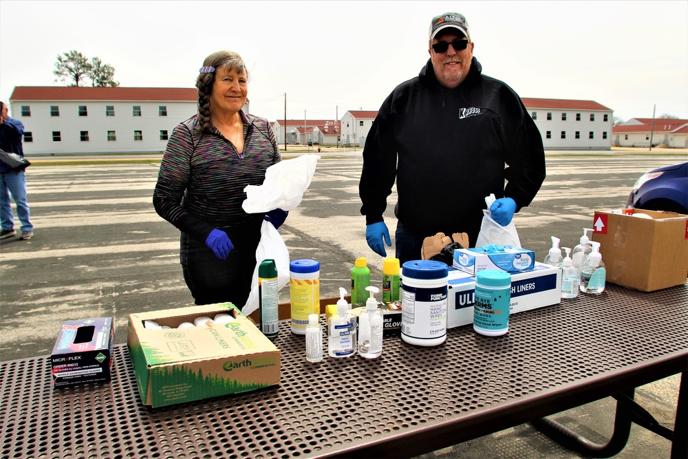 Fort McCoy DPW personnel bring 'reuse' items for Earth Day cleanup effort