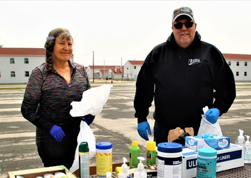 Fort McCoy DPW personnel bring 'reuse' items for Earth Day cleanup effort