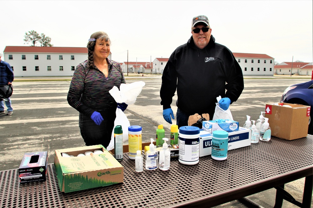 Fort McCoy DPW personnel bring 'reuse' items for Earth Day cleanup effort