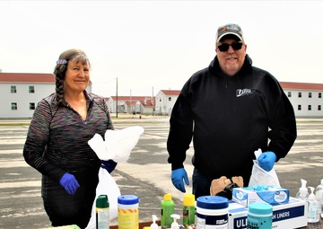 Fort McCoy DPW personnel bring 'reuse' items for Earth Day cleanup effort