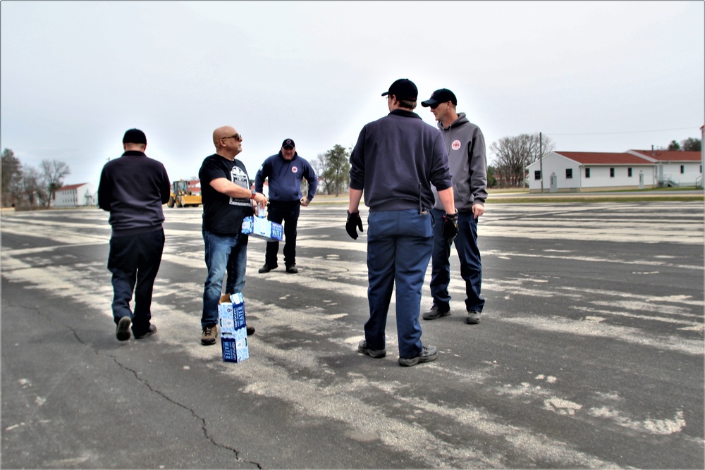 Fort McCoy DPW personnel bring 'reuse' items for Earth Day cleanup effort