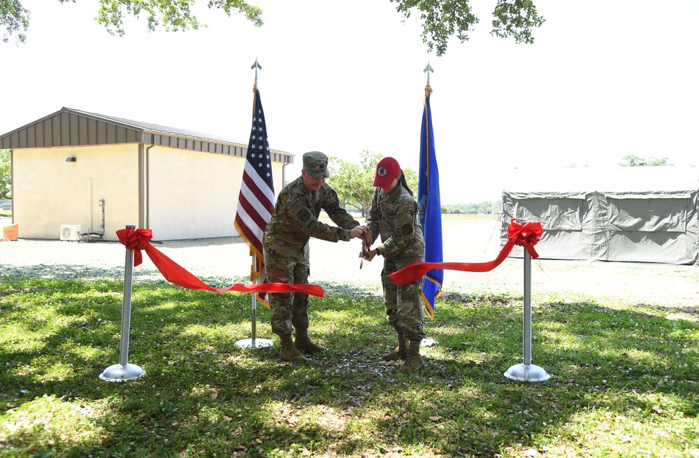 Ribbon cutting ceremony highlights new training area