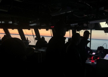 PCU Minneapolis-Saint Paul (LCS 21) transits the Great Lakes