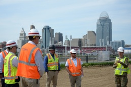 Division Commander visits Section 408 project in Newport, KY