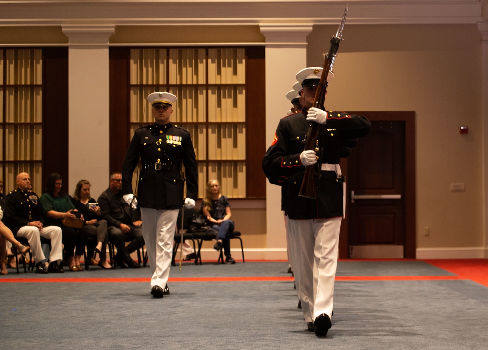 Inclement weather moves Barracks’ Friday Evening Parade indoors