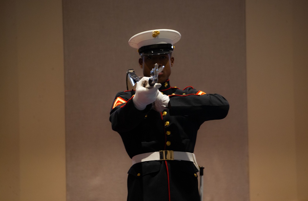 Inclement weather moves Barracks’ Friday Evening Parade indoors