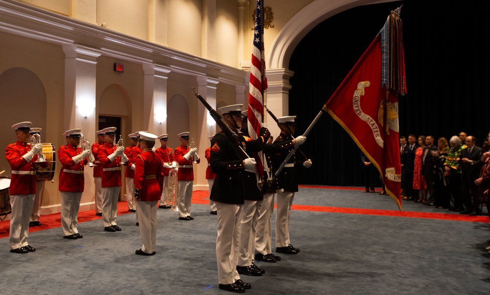 Inclement weather moves Barracks’ Friday Evening Parade indoors