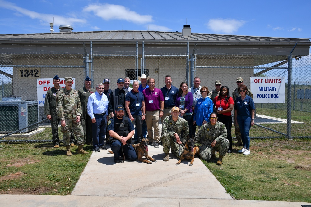 Air Force Reserve Civic Leaders visit the 301st Fighter Wing