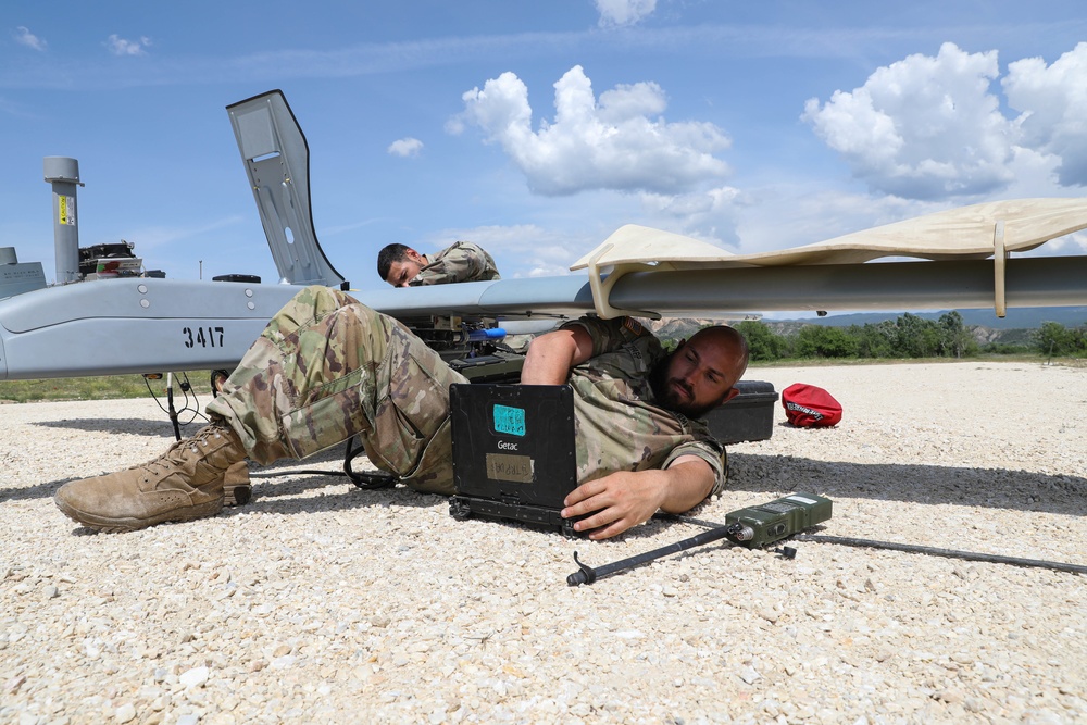 Exercise Swift Response RQ-7B V2 Shadow Preparation