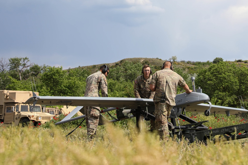 Exercise Swift Response RQ-7B V2 Shadow Preparation