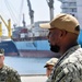 Port-Ops Sailor reenlists onboard Port Hueneme