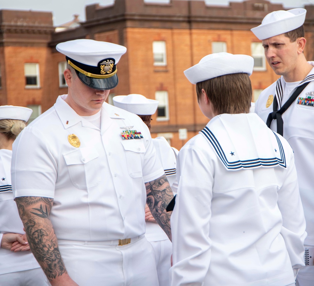 NSGL Security Department Uniform Inspection