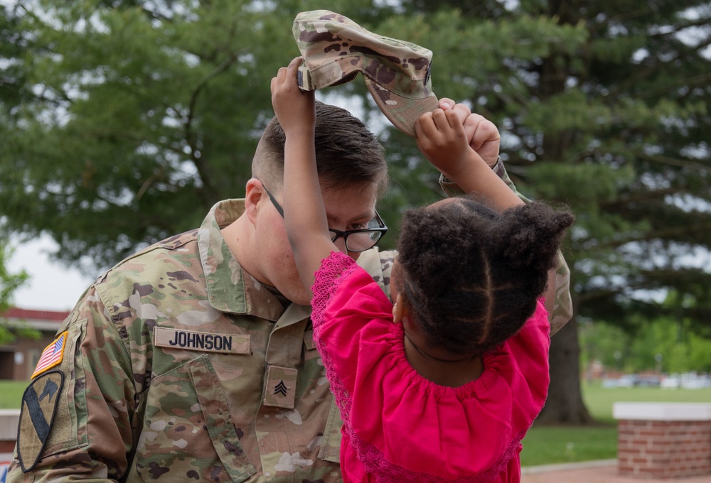 Staff Sgt Johnson's promotion
