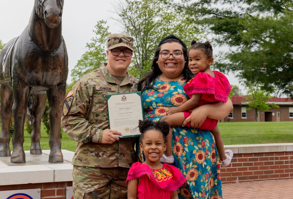 Staff Sgt Johnson's promotion