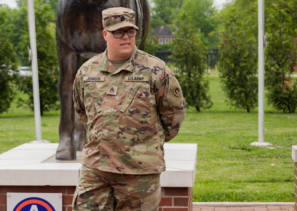 Staff Sgt Johnson's promotion