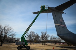 AAFB historic static aircraft restored to new condition