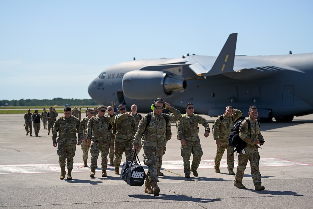 156th CRG Airmen depart PR and arrive at Gulfport CRTC for Southern Strike 2022