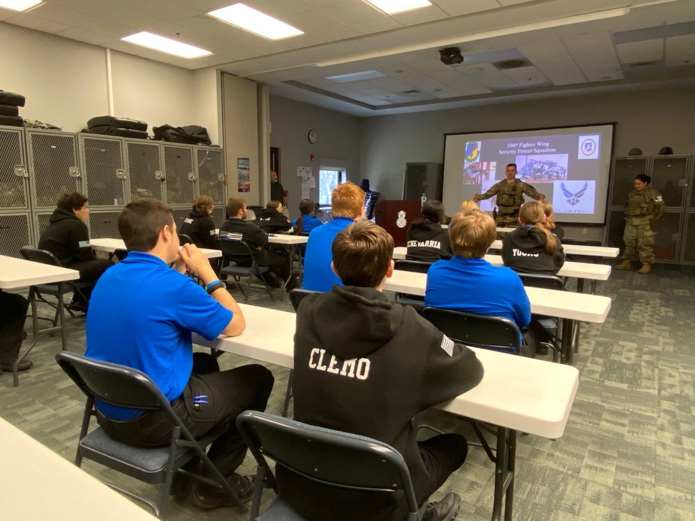 104th Fighter Wing hosts Smith Vocational and Agricultural High School