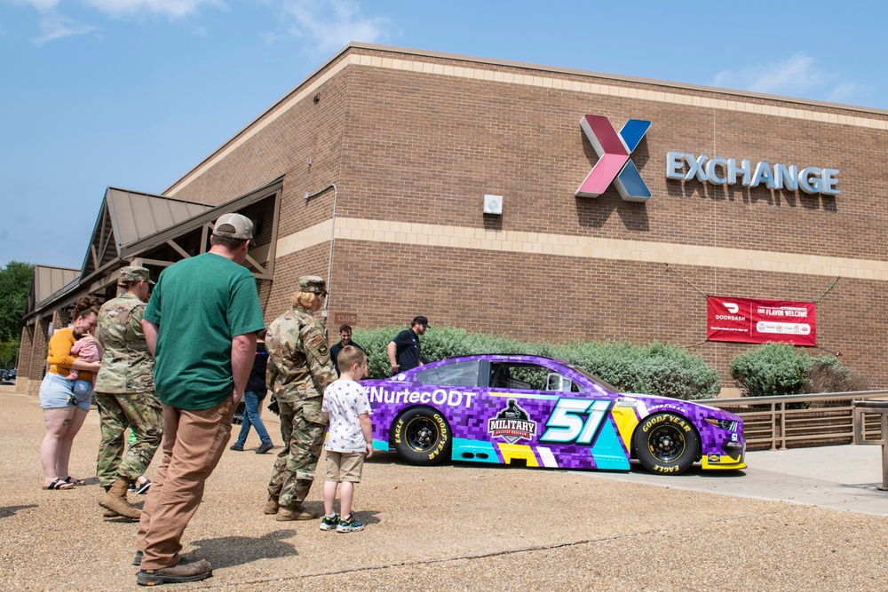 NASCAR team salutes the military at JBSA