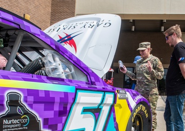NASCAR team salutes the military at JBSA