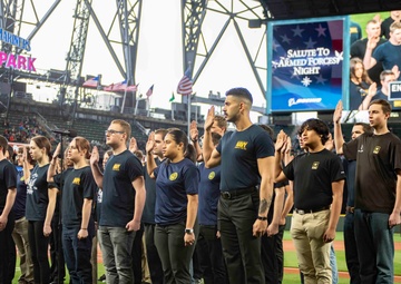 Enlistment Ceremony at T-Mobile Park