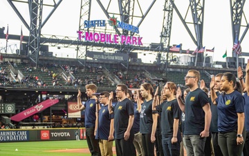Enlistment Ceremony at T-Mobile Park