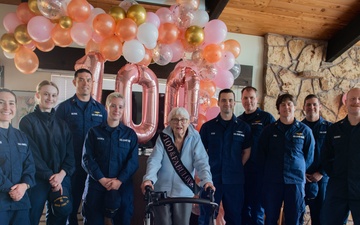 Coast Guard honors SPAR veteran at 100th birthday celebration