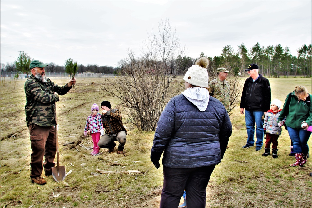 Dozens attend Fort McCoy’s 2022 Arbor Day observance, tree planting