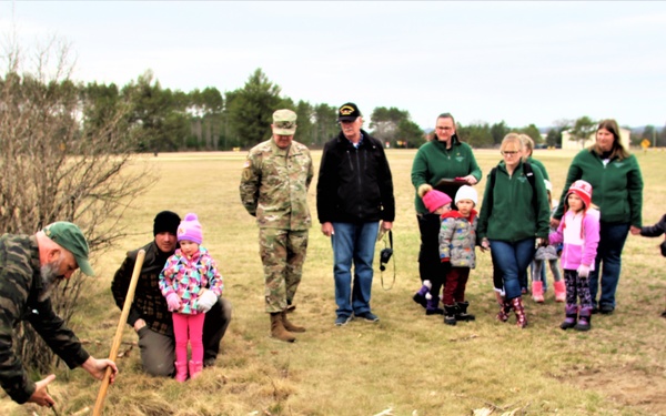 Dozens attend Fort McCoy’s 2022 Arbor Day observance, tree planting