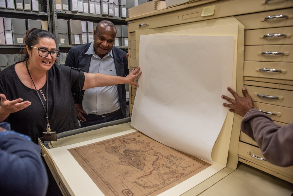 DPAA PNG Summit tours the Bishop Museum
