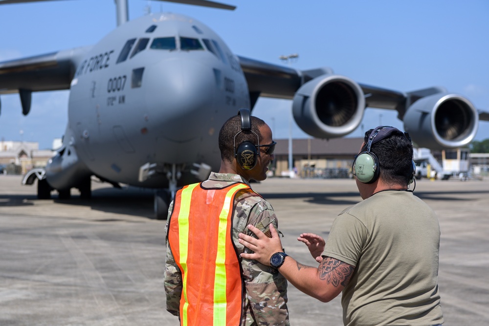 156 CRG ramp operations during SSTK22