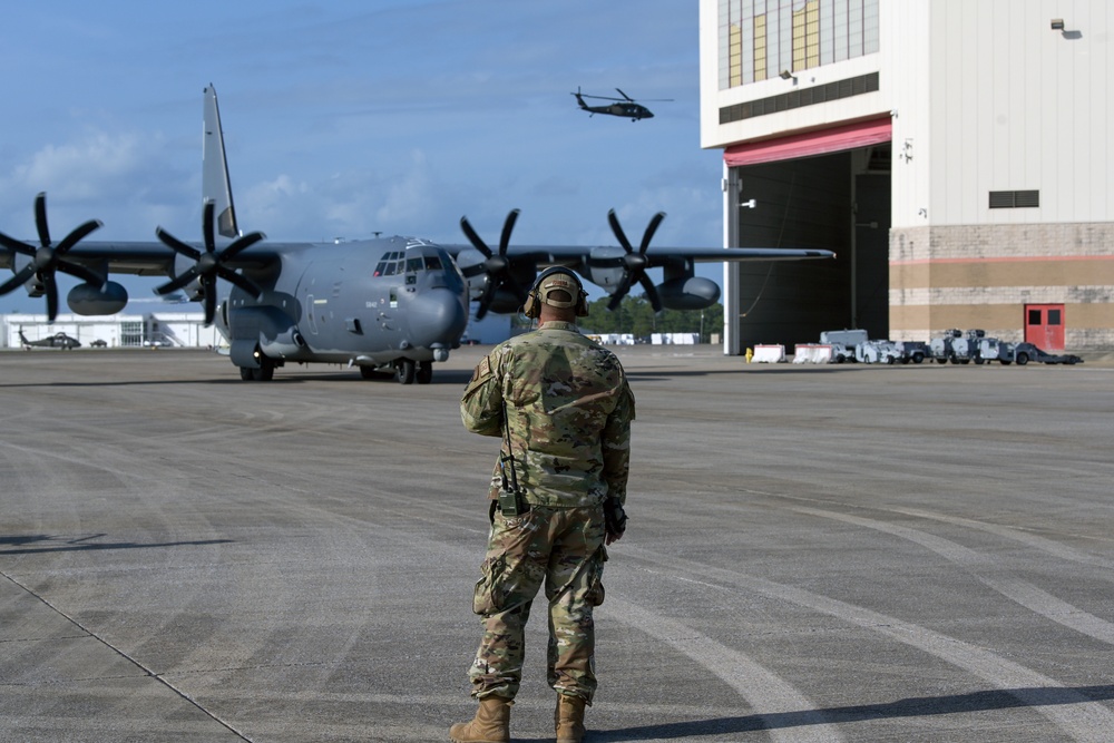 156th CRG ramp operations during SSTK22