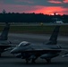 South Carolina Air National Guard F-16 Fighting Falcons at Sunset at the Air Dominance Center