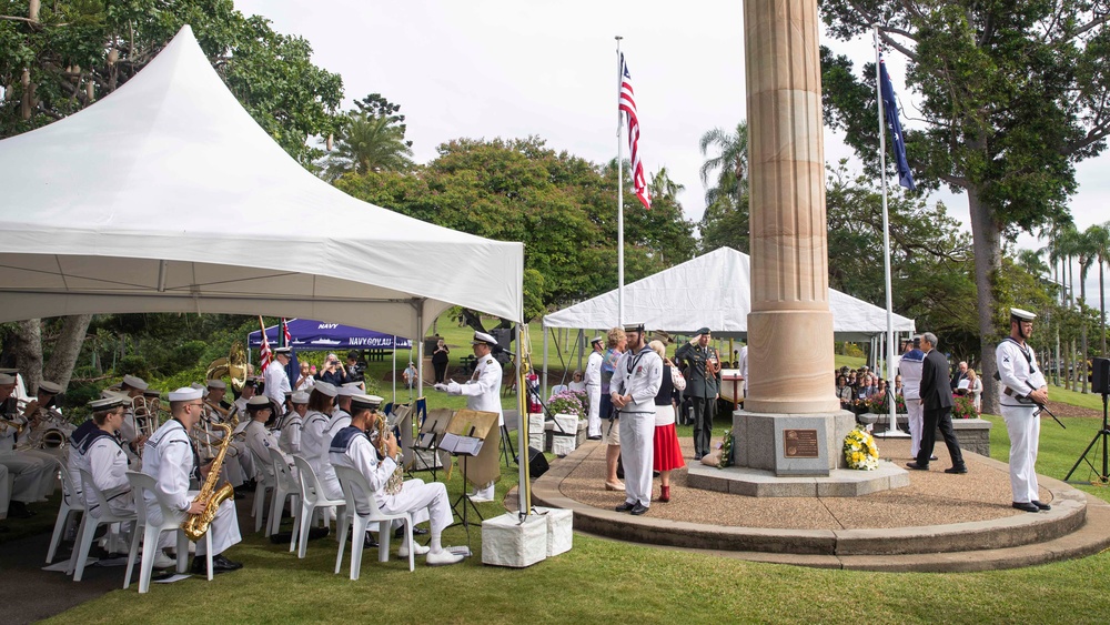 C7F Band Performs at Battle of the Coral Sea Commemoration Ceremony