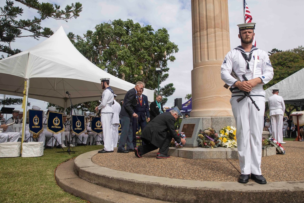C7F Band Performs at Battle of the Coral Sea Commemoration Ceremony