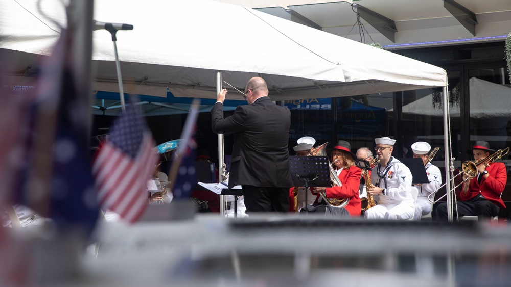 C7F Band Commemorates the Battle of Coral Sea in Surfers Paradise